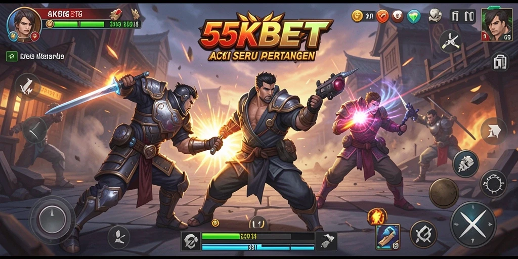 Gameplay seru dan mendebarkan di 55KBET.
