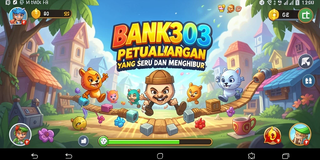Screenshot dari gameplay BANK303 yang penuh aksi dan petualangan.