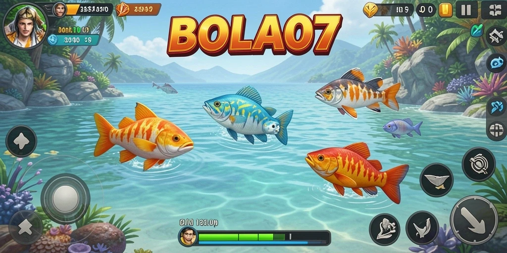 Screenshot gameplay Tembak Ikan BOLA07 yang penuh aksi.