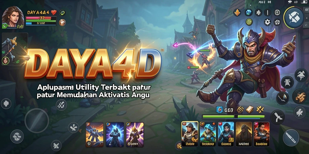 Tampilan antarmuka aplikasi DAYA4D yang intuitif dan fungsional.