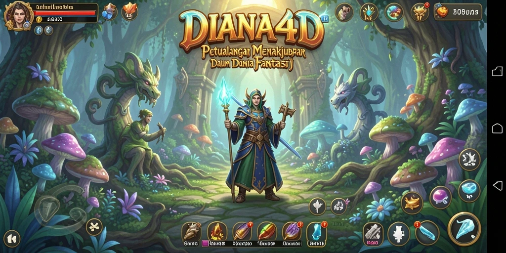 Tampilan menakjubkan dalam gameplay DIANA4D yang mengasyikkan.