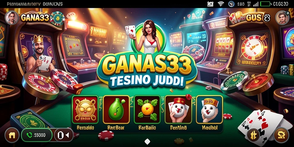 Tampilan screenshot gameplay Kasino di GANAS33 yang menarik.