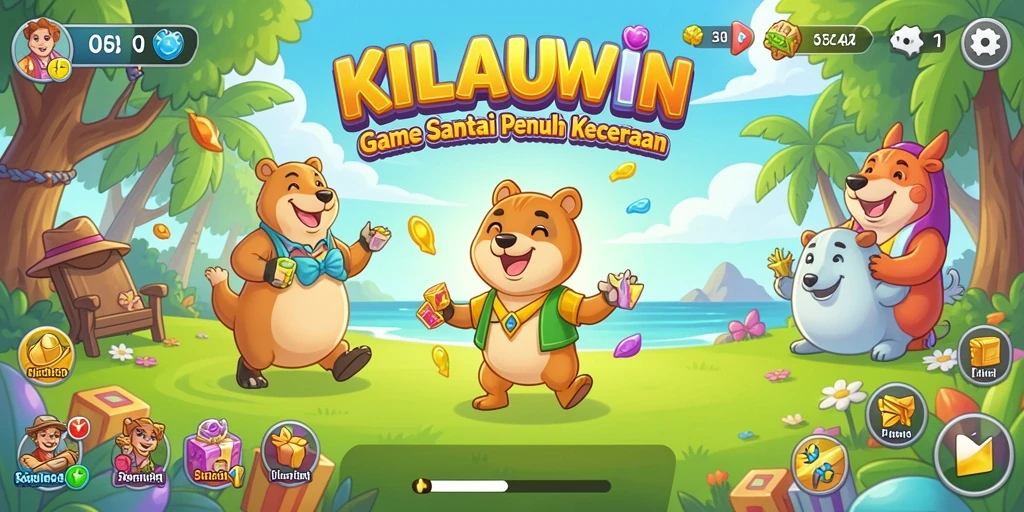 Tampilan menarik dari gameplay KILAUWIN yang seru dan menyenangkan.