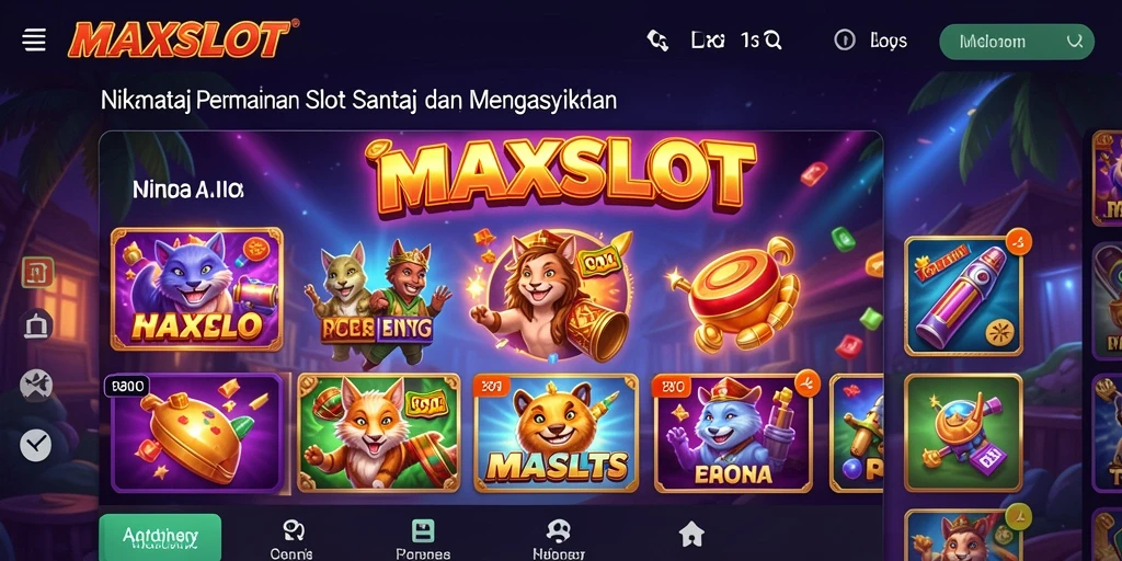 Tampilan menarik dari gameplay MAXSLOT yang santai dan mengasyikkan.