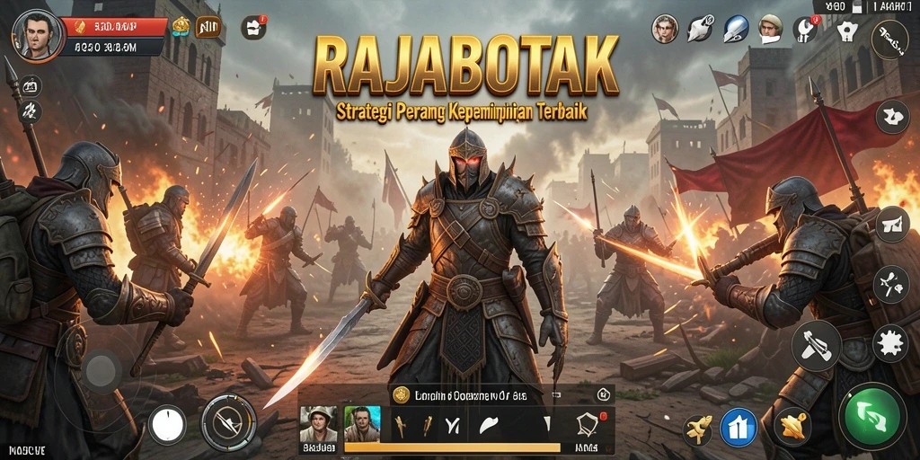 Tampilan gameplay RAJABOTAK yang menegangkan dan strategis.