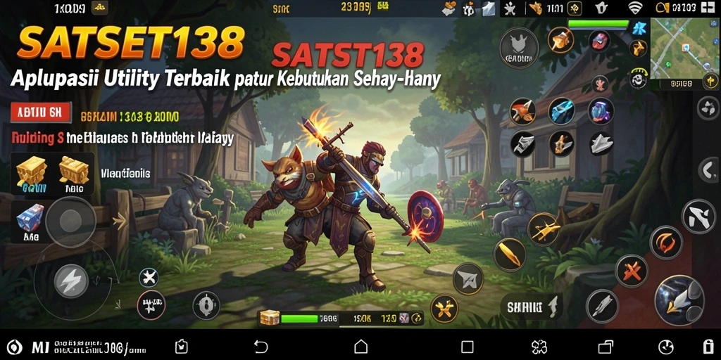 Tampilan antarmuka intuitif SATSET138 untuk pengguna aplikasi Utility.