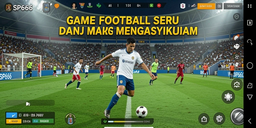 Tampilan gameplay SP666 yang mendebarkan dan penuh aksi di lapangan.