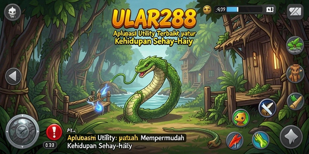 Screenshot utama ULAR288 menampilkan antarmuka aplikasi Utility yang ramah pengguna.