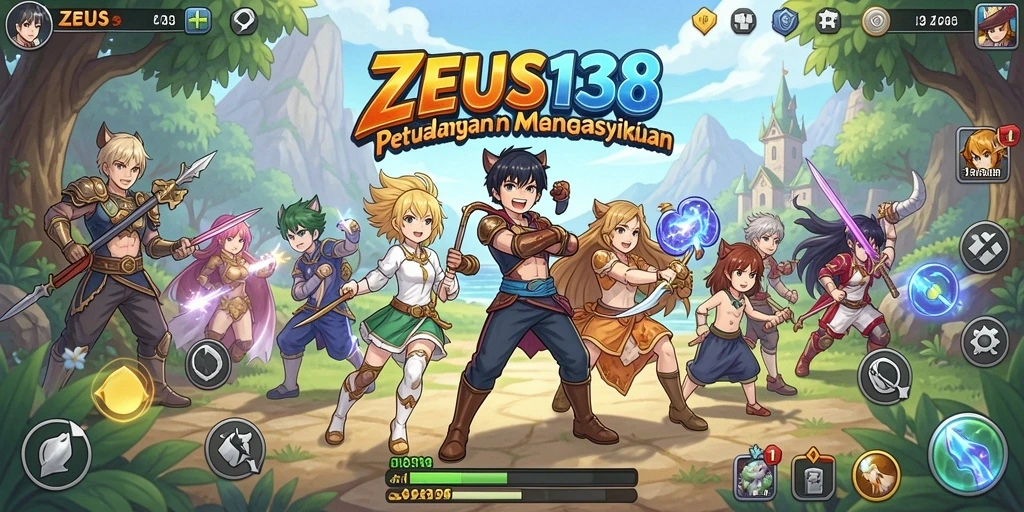 Gameplay seru di dunia Anime yang menakjubkan.